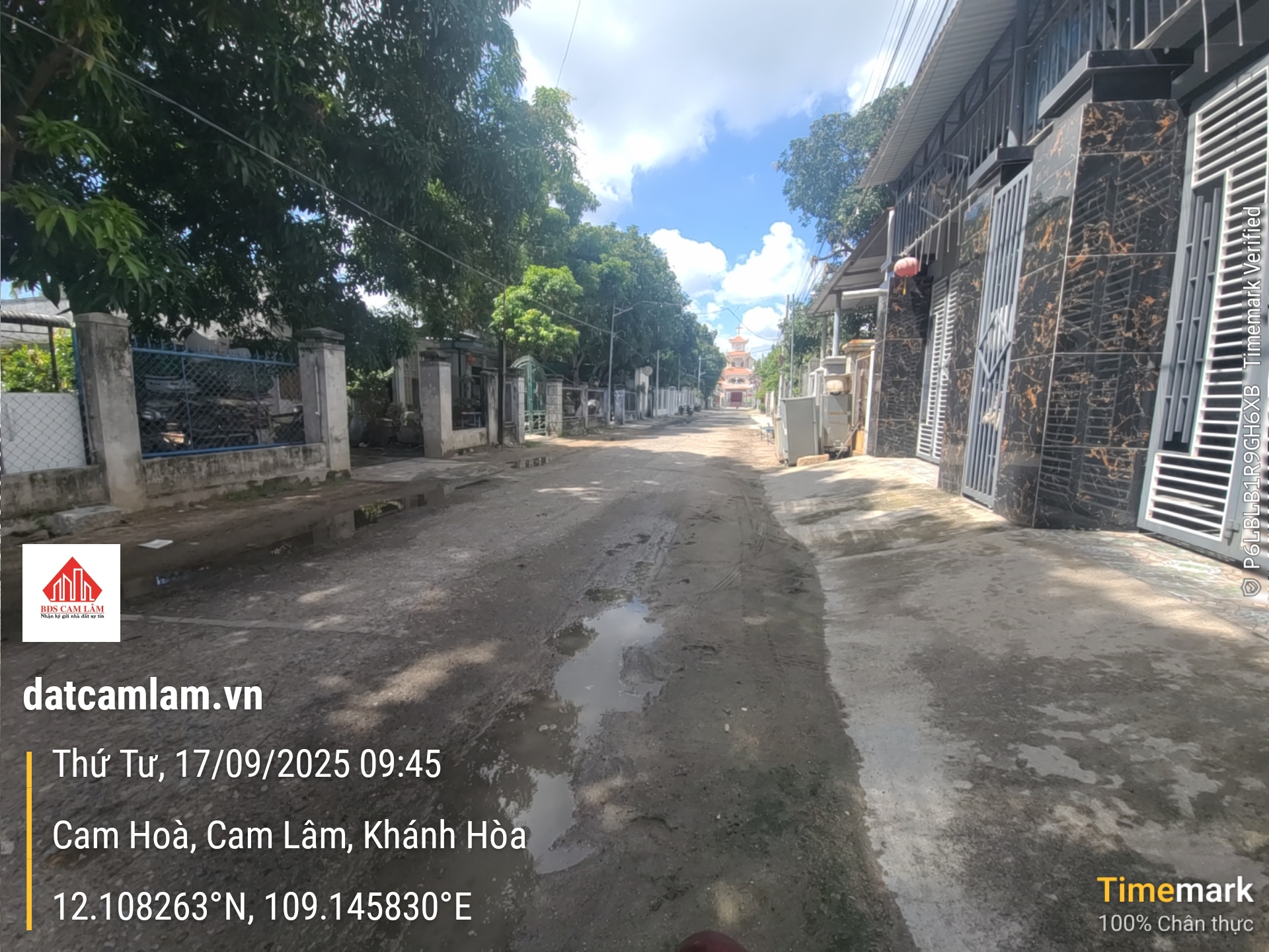 Bán Đất Thổ Cư Cam Lâm Gần Đầm Thủy Triều – Đường Bê Tông 7m, Giá Chỉ 1 Tỷ 545